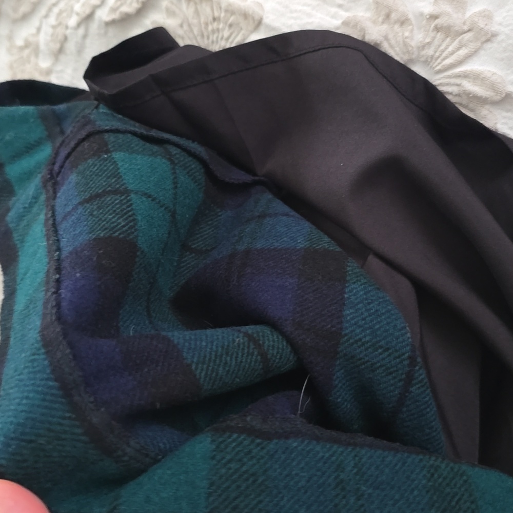J. Crew Blue and Green Pencil Mini Skirt Casual - Picture 6 of 7